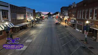 A Stroll Down Broadway in Monett, Missouri.