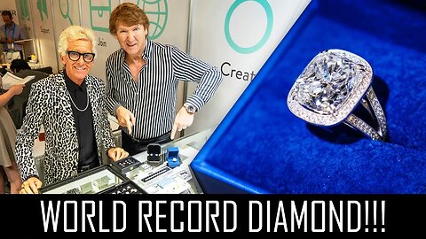 WORLDS BIGGEST LAB GROWN DIAMOND!!!