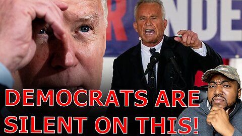 Democrats SILENT As RFK Jr OFFICALLY Announces Independent Run And Polls Show Him HURTING Biden