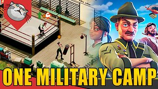 Gerencie um ACAMPAMENTO MILITAR para Liberar o MAPA - One Militar Camp [Gameplay PT-BR]