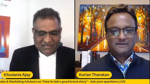 How to tell a great brand story | Kurian Tharakan | LIVE from Edmonton, Canada