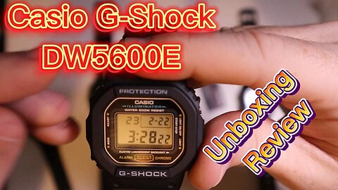 Casio G Shock DW5600E Unboxing & Review