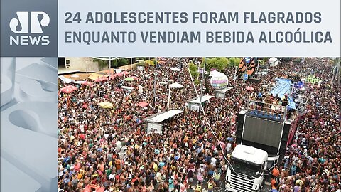 Crianças e adolescentes são retiradas de trabalho infantil nos circuitos do Carnaval de Salvador