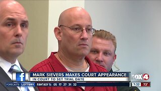 Mark Sievers makes court appearance Monday