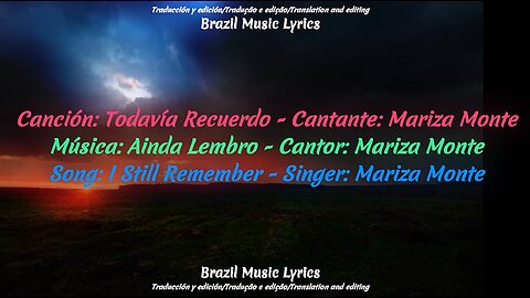 Brazil Music: I Still Remember - Singer: Mariza Monte