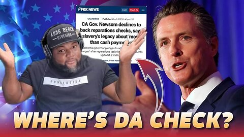 Gavin Newsome Rejects Cash Based Reparations! Tariq Nasheed, Yvette Carnell, Devastated #fba #ados