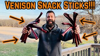 I MADE 40 Pounds Of VENISON Snack STICKS!!!