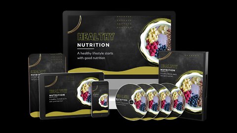 Healthy nutrition PLR package