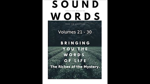 Sound Words, The Riches of the Mystery