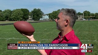 From paralysis to parenthood, Olathe man defeats the odds