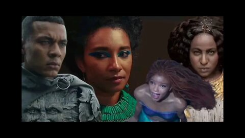 Cléopatre est Noire Halle Bailey dans le rôle d'Ariel dans La Petite Sirène, Sophia Nomvete