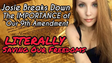 Josie BREAKS DOWN The Importance of the US Bill of Rights & 9th Amendment! On Chrissie Mayr Podcast