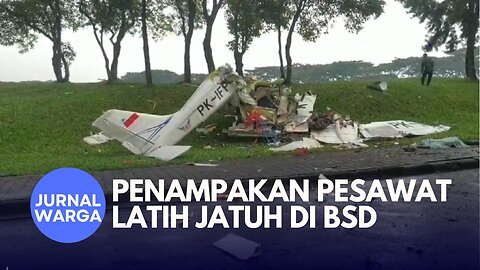 Breaking News - Training Plane Crashes in BSD South Tangerang, 3 People Killed