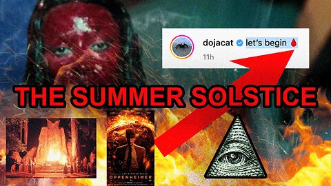 DojaCat Occult Symbols for the Summer Solstice...