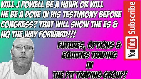 Hawks or Doves ES E mini S&P500 NQ NASDAQ 100 Premarket Trade Plan The Pit Futures Trading