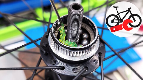 How to service the wheels on your bike. Lubricating the bicycle bearings