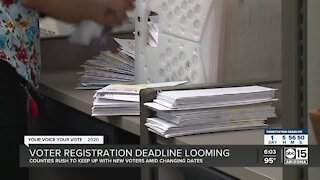 Voter registration deadline looming