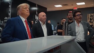 President💥Donald J Trump🔥With👀Dana White🔥UFC👀290👉Backstage👀💥🔥😎