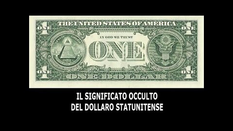 Il significato occulto della banconota del dollaro statunitense DOCUMENTARIO infatti ecco spiegato il dio a cui crede la massoneria eh...IL DIO DENARO questo è il loro Dio...Gesù diceva che nessuno può servire a Dio e a Mammona(cioè il denaro appunto)