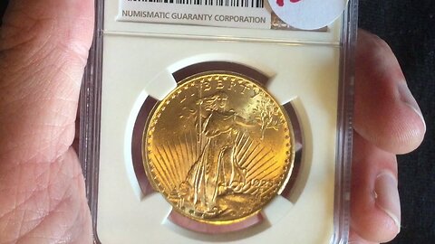 NGC Graded St. Gaudins $20 Gold Coin For ALMOST SPOT price!