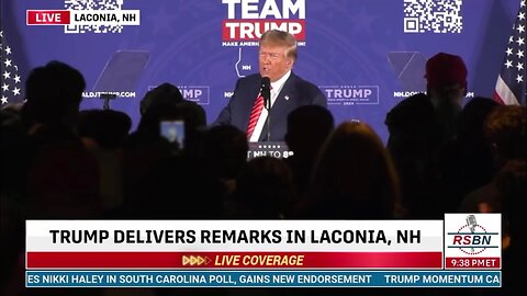 President Trump MAGA Rally In Laconia, NH 01/22/2024