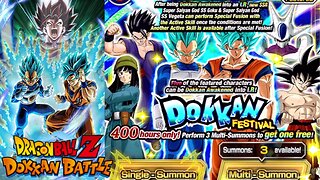 DBZ Dokkan Battle: WWC LR Dokkanfest SSGSS Goku & SSGSS Vegeta Banner Summons