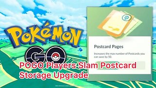 POGO Players Slam Postcard Storage Upgrade