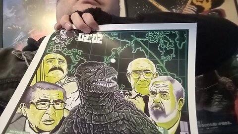 Godzilla 1985 & Horror Artwork by @vid-o-rama from Etsy Store Online 🎅🌲