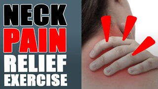 How To Get Neck Pain Relief At Work & Home (Simple Exercise)