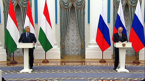 The President of Russia and the Prime Minister of Hungary made statements for the press