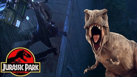 How The T-Rex Got Over The Giant Drop Off In Jurassic Park