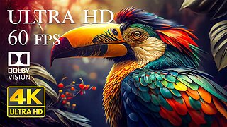 4K HDR 60fps Dolby Vision with Animal Sounds & Relaxing Music (Colorful Dynamic) #2