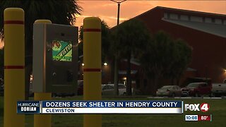 Hendry County residents sheltering at local school