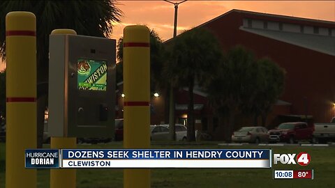 Hendry County residents sheltering at local school