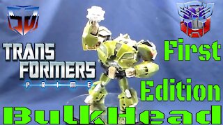 Toy Review First Edition Transformers Prime Bulkhead