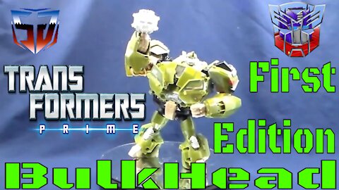 Toy Review First Edition Transformers Prime Bulkhead