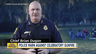 Police warn against celebratory gunfire