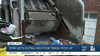 DPW gets extra help for trash pick up