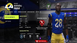 How To Create Marshall Faulk Franchise Roster Madden 23