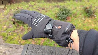 Heated Gloves for Men Women, 7.4v 3200mAh Rechargeable Battery Electric Heating Gloves, Winter Warm