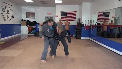 An example of the American Kenpo technique Escape from Death