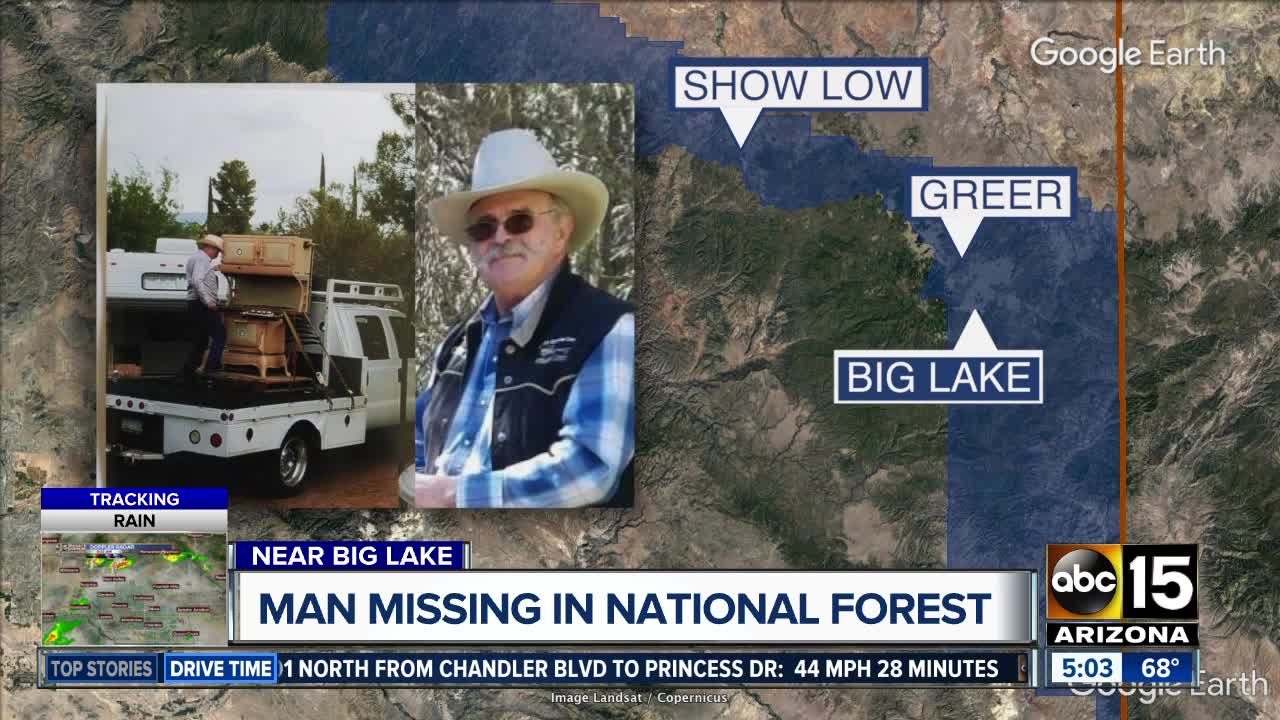Man missing in Apache-Sitgreaves National Forest