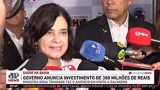 Governo Lula anuncia investimento de R$ 308 milhões na saúde da Bahia