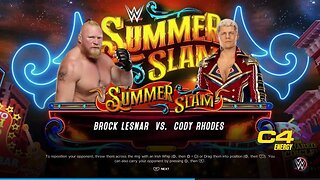 WWE Summerslam 2023 Cody Rhodes vs Brock Lesnar