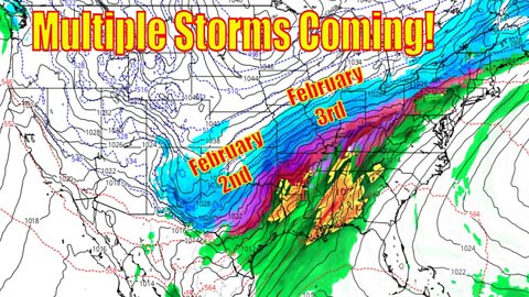 Multiple Major Snow Storms & Potential Ice Storm Coming! - The WeatherMan Plus Weather Channel