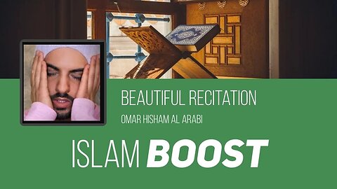 Quran Recitation by Omar Hisham Be Heaven - 2 Hours Black Screen - Relaxation Sleep Stress