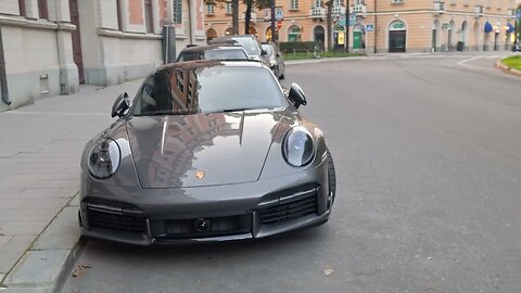 [8k] Porsche 992 Turbo S with Aero Package in black