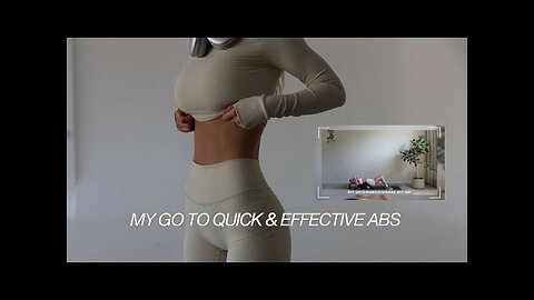 AB WORKOUT| my go to routine atm