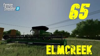 Harvest Season @Elmcreek Farm Part 65- FARMING SIMULATOR 22 - Timelapse