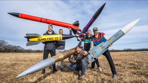 Model Rocket Battle 2 - Dude Perfect